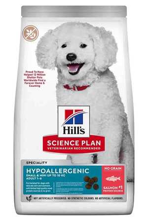 HILLS - Hills Science Plan Hypo-Allergenic Somonlu Küçük Irk Yetişkin Köpek Maması 1,5kg HILLS - Hills Science Plan Hypo-Allergenic Somonlu Küçük Irk Yetişkin Köpek Maması 1,5kg