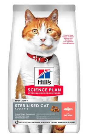 HILLS - Hills Somonlu Kısırlaştırılmış Kedi Maması 13+2 kg