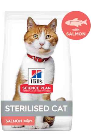 HILLS - Hills Somonlu Kısırlaştırılmış Yetişkin Kedi Maması 1,5kg