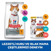 Hills Tavuklu Kısırlaştırılmış Yetişkin Kedi Maması 10kg - 4