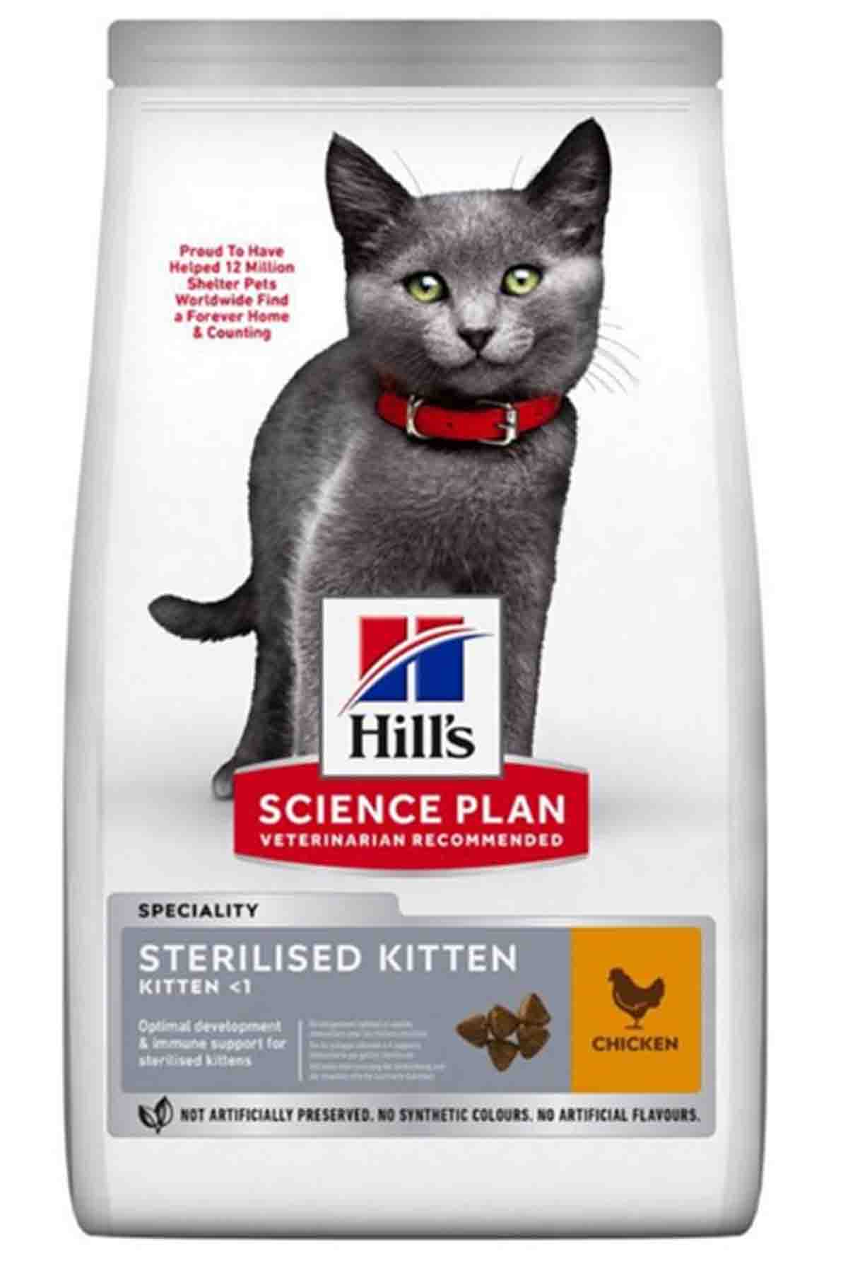 Hills Sterilised Kitten Tavuklu Kısırlaştırılmış Yavru Kedi Maması 10kg