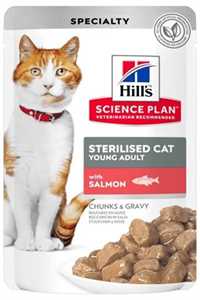 HILLS - Hills Somonlu Kısırlaştırılmış Kedi Konservesi 85gr HILLS - Hills Somonlu Kısırlaştırılmış Kedi Konservesi 85gr