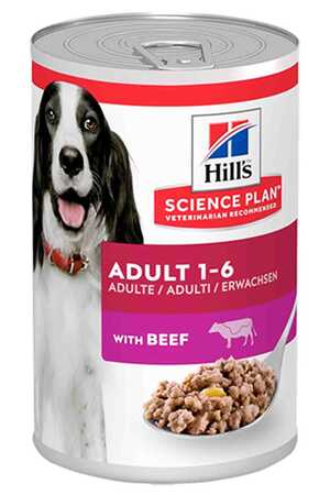 HILLS - Hills Biftekli Yetişkin Köpek Konservesi 370gr HILLS - Hills Biftekli Yetişkin Köpek Konservesi 370gr
