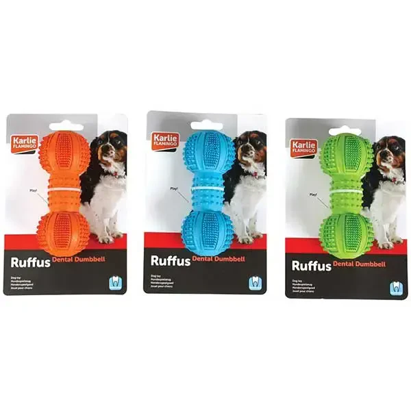 FLAMINGO - Flamingo Ruffus Kauçuk Halter Köpek Ödül Oyuncağı 12,5cm