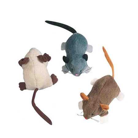 Karlie Kedi Otlu Fare Şeklinde Kedi Oyuncağı - Thumbnail (1)