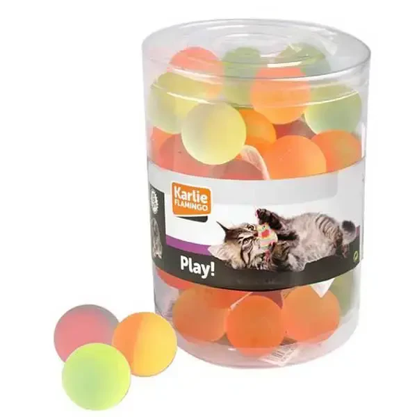 FLAMINGO - Kediler İçin Zıplayan Top 3,5cm 1 Adet