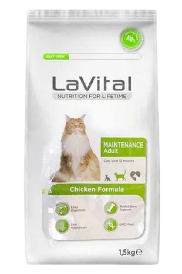 Lavital Maintenance Tavuklu Yetişkin Kedi Maması 1,5kg