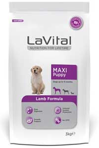 LAVITAL - LaVital Maxi Puppy Kuzulu Köpek Maması 3kg