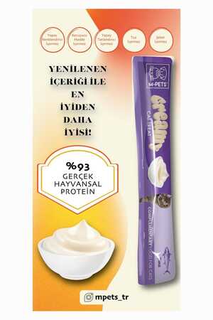 M-PETS - M-Pets Creamy Karışık Kedi Ödülü 15gr M-PETS - M-Pets Creamy Karışık Kedi Ödülü 15gr