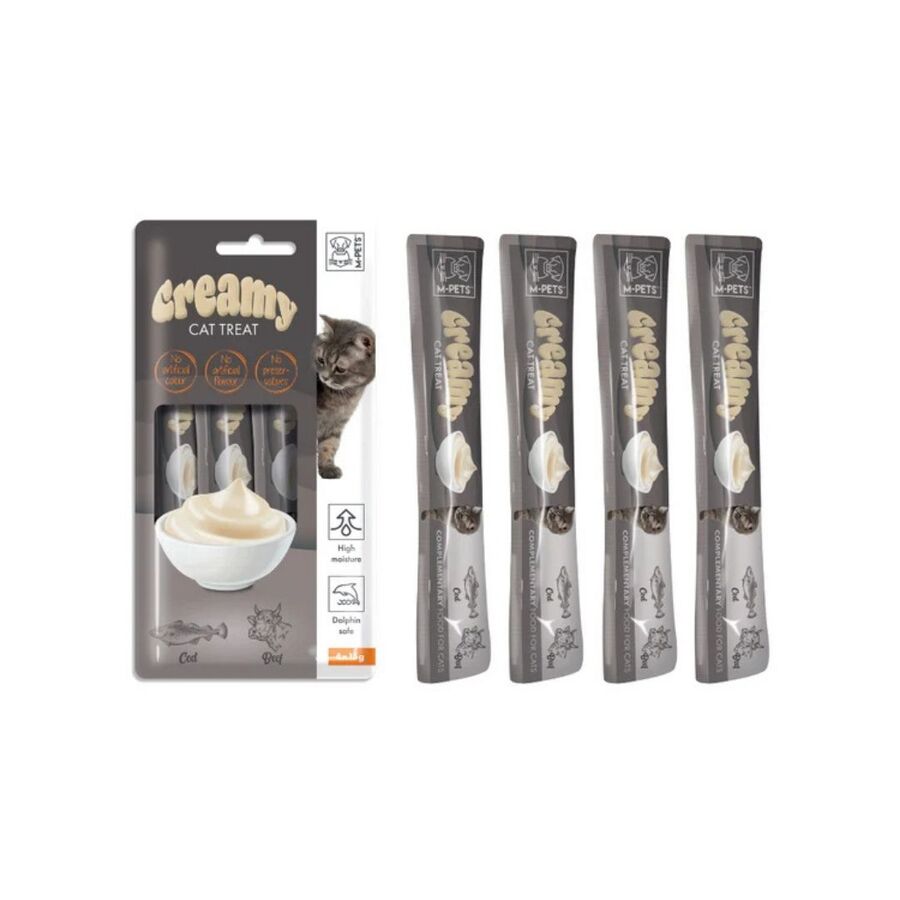 Creamy Morina Balıklı Biftekli Kedi Ödülü 4x15gr