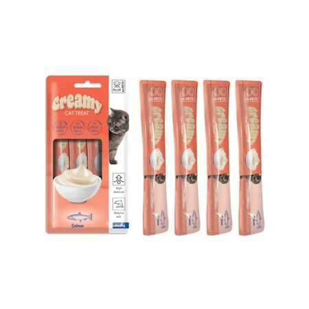 Creamy Somon Balıklı Kedi Ödülü 4x15gr - Thumbnail