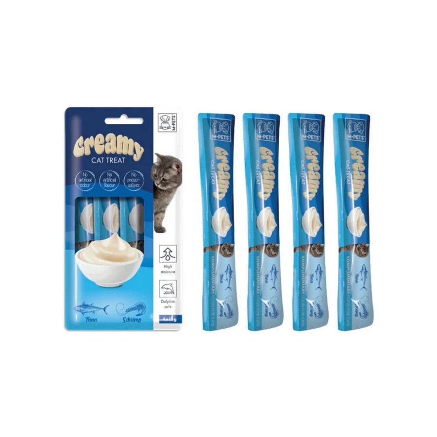 Creamy Ton Balıklı Karidesli Kedi Ödülü 4x15gr