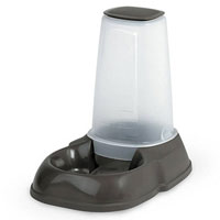 MPS - Mps Kedi ve Köpekler için Plastik Depolu Mama Kabı 1500ml (Karışık Renkli)