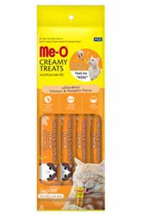ME-O - Me-O Creamy Treats Tavuk Etli ve Kabaklı Ek Besin ve Kedi Ödülü 4x15gr ME-O - Me-O Creamy Treats Tavuk Etli ve Kabaklı Ek Besin ve Kedi Ödülü 4x15gr