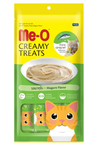 ME-O - Me-O Sarı Yüzgeçli Orkinos Balıklı Sıvı Kedi Ödül Maması 15gr (4lü)