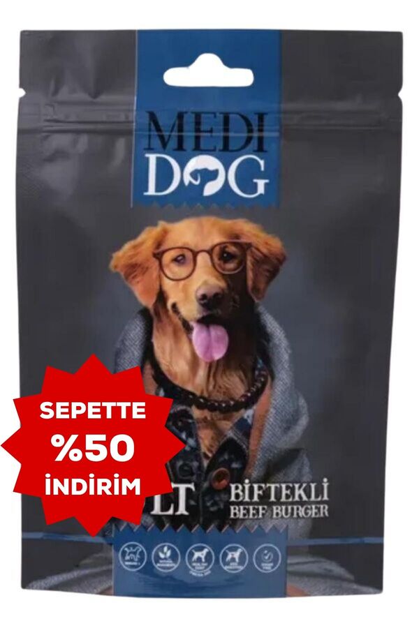 Medi Dog Biftekli Yetişkin Köpek Ödül Maması 80gr