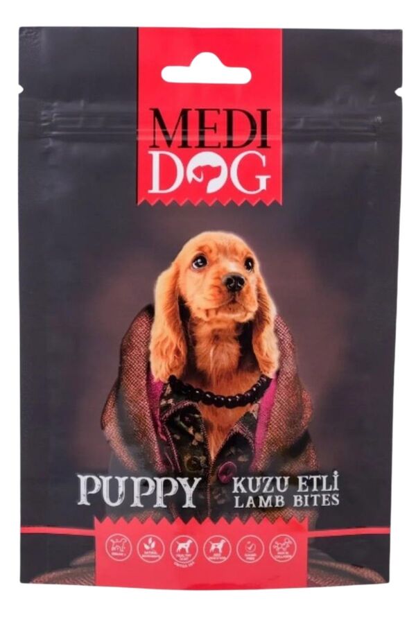 Medi Dog Kuzu Etli Yavru Köpek Ödül Maması 80gr