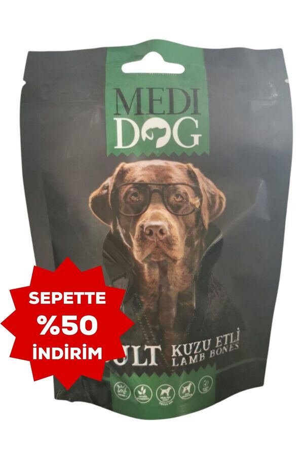 Medi Dog Kuzu Etli Yetişkin Köpek Ödül Maması 80gr