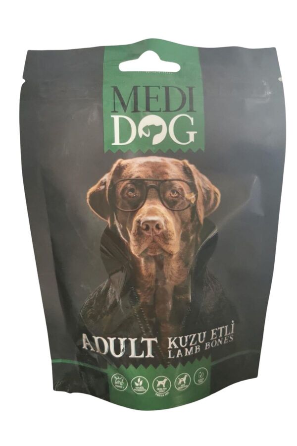 Medi Dog Kuzu Etli Yetişkin Köpek Ödül Maması 80gr