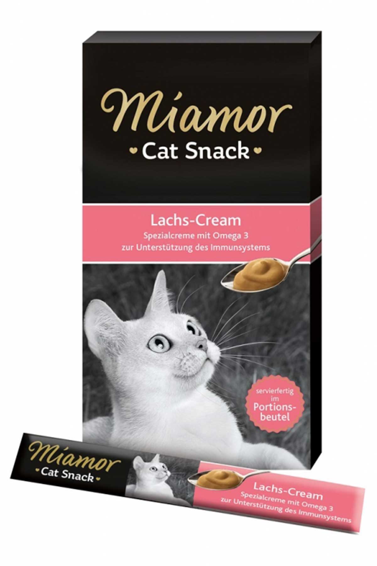 Miamor Cream Somonlu Yetişkin Kedi Ödül Maması 6x15gr Miamor Cream Somonlu Yetişkin Kedi Ödül Maması 6x15gr