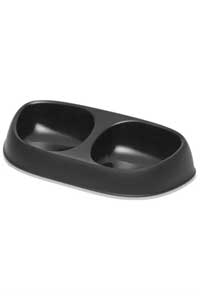 MODERNA - Moderna Sensibowl İkili Kedi Mama Kabı Siyah 2X200ml