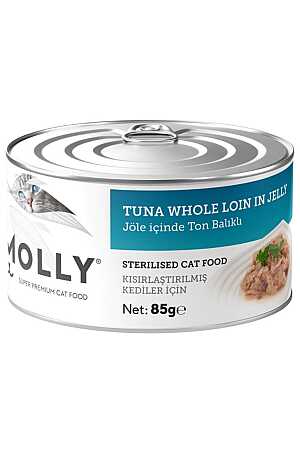 Molly Jöle İçerisinde Ton Balıklı Kısırlaştırılmış Kedi Konservesi 85gr