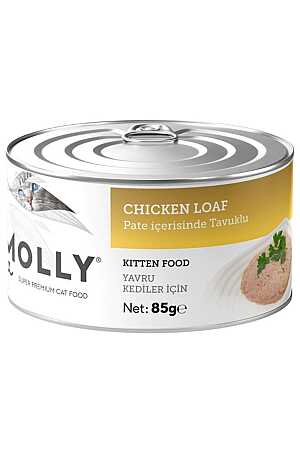 Molly Pate Tavuklu Yavru Kedi Konservesi 85gr