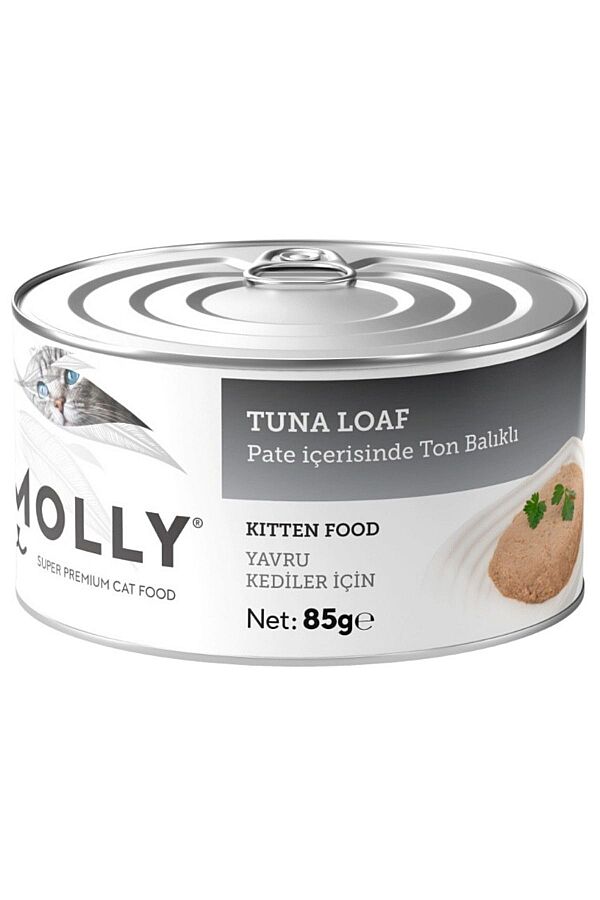 Molly Pate Ton Balıklı Yavru Kedi Konservesi 85gr - 1
