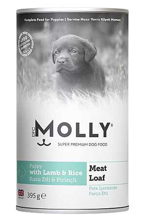 Molly Ezme Kuzu Etli ve Pirinçli Yavru Köpek Konservesi 395gr