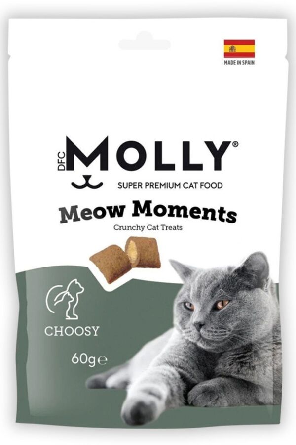 Molly Meow Moments Choosy Seçici Kediler İçin Kedi Ödül Maması 60gr Molly Meow Moments Choosy Seçici Kediler İçin Kedi Ödül Maması 60gr