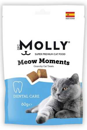 MOLLY - Molly Meow Moments Dental Care Diş Bakımı İçin Kedi Ödül Maması 60gr MOLLY - Molly Meow Moments Dental Care Diş Bakımı İçin Kedi Ödül Maması 60gr