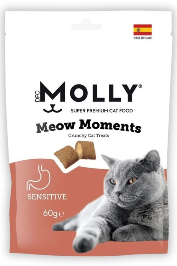 Molly Meow Moments Sensitive Hassas Kediler İçin Kedi Ödül Maması 60 gr Molly Meow Moments Sensitive Hassas Kediler İçin Kedi Ödül Maması 60 gr
