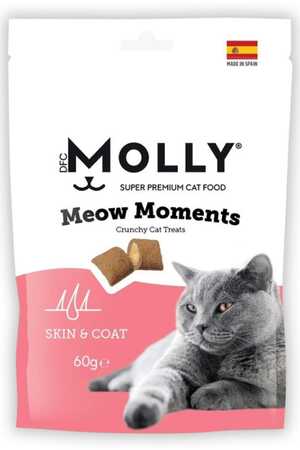 MOLLY - Molly Meow Moments Skin&Coat Deri ve Tüy Bakımı İçin Kedi Ödül Maması 60 gr MOLLY - Molly Meow Moments Skin&Coat Deri ve Tüy Bakımı İçin Kedi Ödül Maması 60 gr