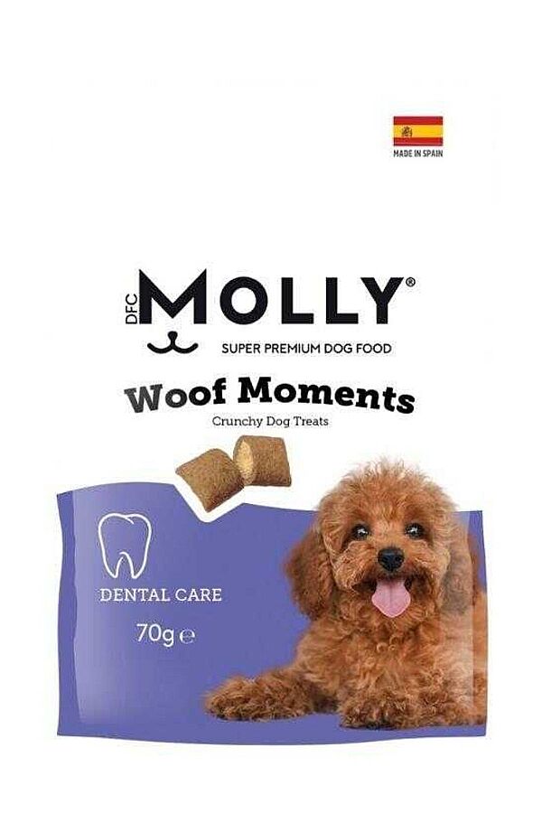 Molly Woof Moments Köpek İçin Ağız ve Diş Bakımı Destekleyici Ödül Maması 70gr - 1