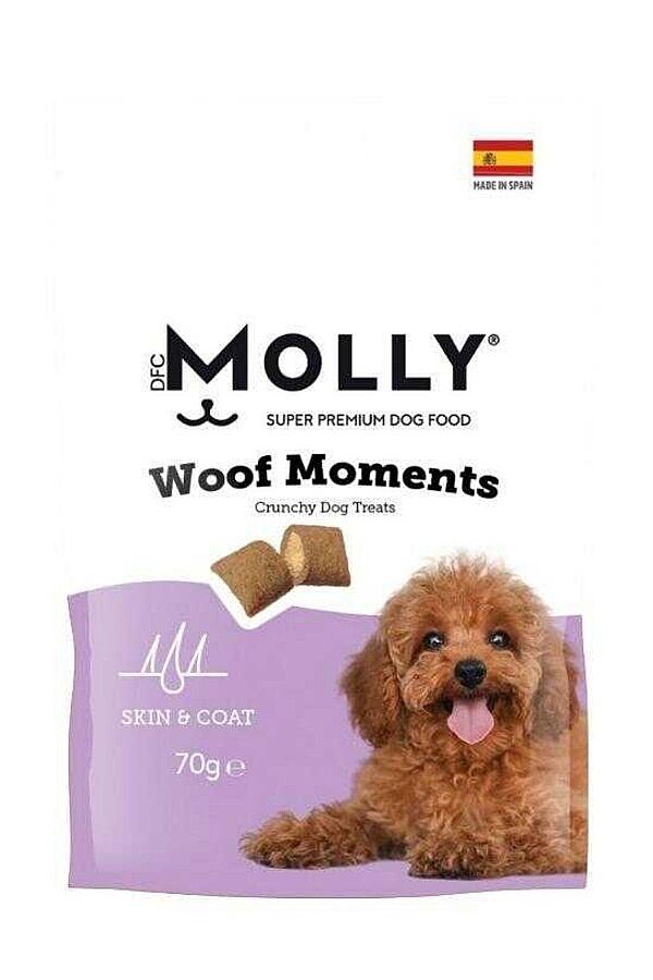 Molly Woof Moments Köpekler İçin Deri ve Tüy Bakımı Destekleyici Ödül Maması 70gr - 1