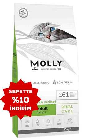 Molly Somonlu Light Kısırlaştırılmış Kedi Maması 15kg