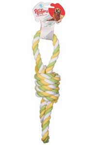 NATURA - Natura Çift Tutmaçlı Maxi Halat Köpek Oyuncak 38 cm