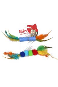 NATURA - Natura Plastik ve Toplu İkili Diş Kaşıma Kedi Oyuncak