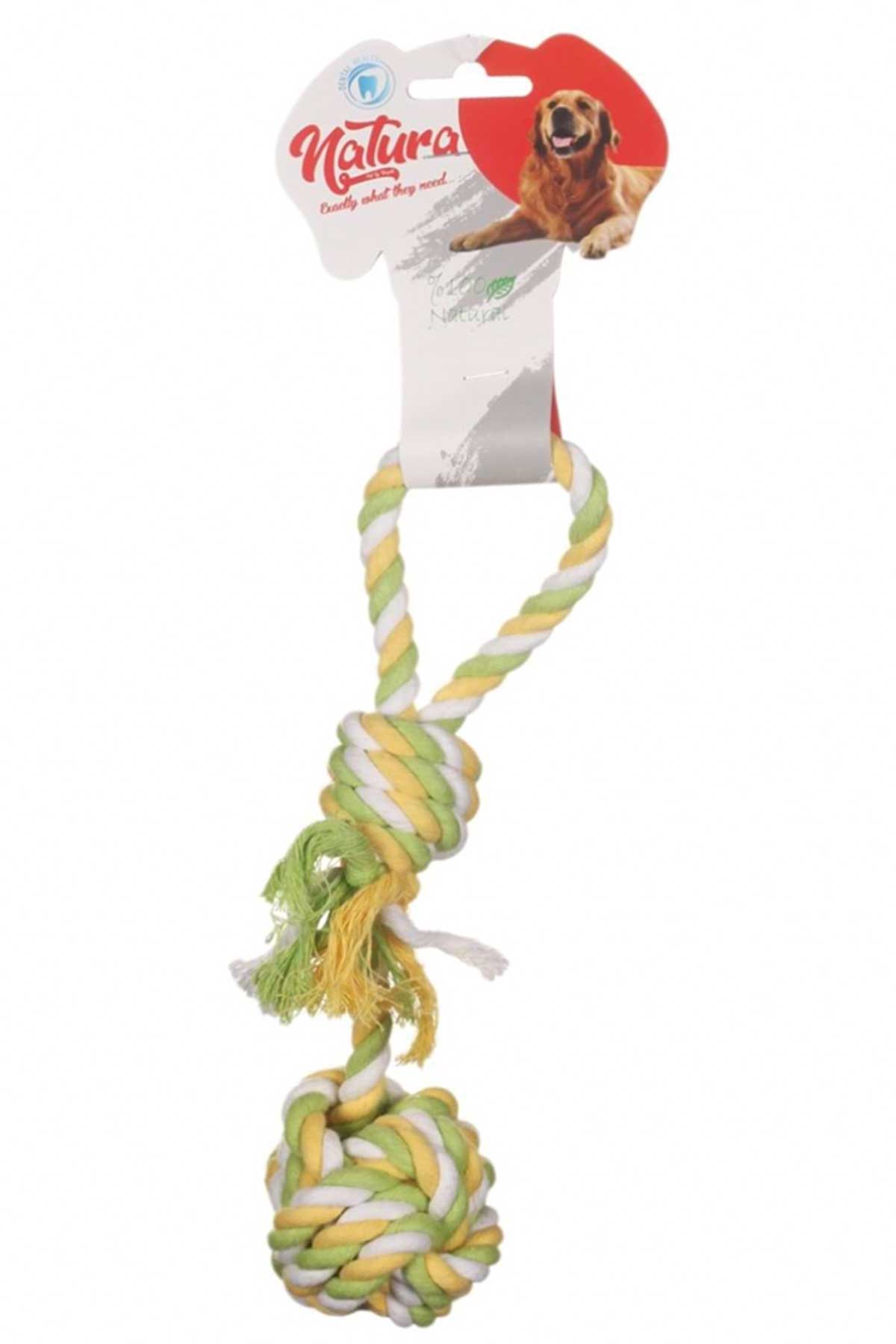 Natura Toplu Çekme Halat Köpek Oyuncak 26 cm