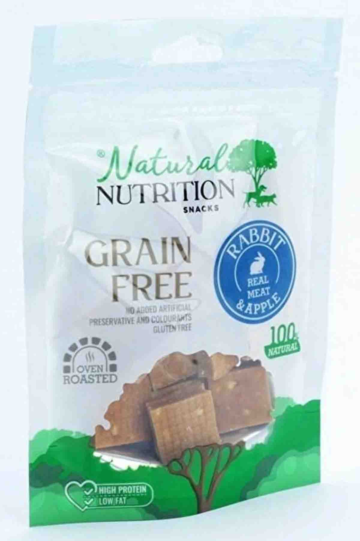 Natural Nutrition Tavşan Eti ve Elmalı Köpek Ödülü 75gr Natural Nutrition Tavşan Eti ve Elmalı Köpek Ödülü 75gr