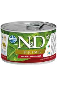 N&D - ND Düşük Tahıllı Tavuk ve Narlı Yetişkin Köpek Konservesi 140gr