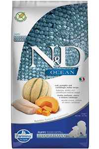 N&D - ND Ocean Morina Balığı Balkabağı ve Kavunlu Medium Maxi Yavru Köpek Maması 12kg N&D - ND Ocean Morina Balığı Balkabağı ve Kavunlu Medium Maxi Yavru Köpek Maması 12kg