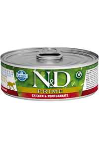N&D - ND Prime Tahılsız Tavuk ve Narlı Yavru Kedi Konservesi 70gr