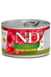 N&D - ND Quinoa Skin&Coat Ördek ve Hindistan Cevizli Köpek Konservesi 140gr