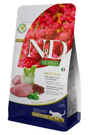 N&D - ND Quinoa Tahılsız Digestion Kuzulu Kedi Maması 5kg