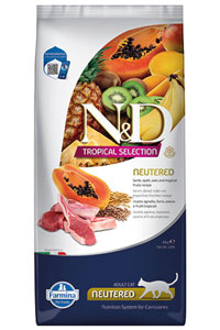 N&D - Nd Tropical Selection Kuzu Etli Kısırlaştırılmış Kedi Maması 10Kg