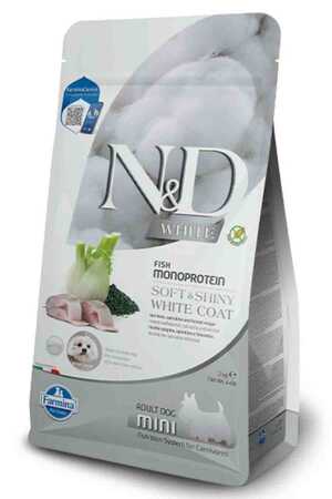 N&D - N&D White Levrek Rezene ve Spirulina Küçük Irk Yetişkin Köpek Maması 2kg N&D - N&D White Levrek Rezene ve Spirulina Küçük Irk Yetişkin Köpek Maması 2kg