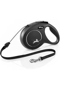 FLEXI - New Classic 8m İpli Medium (M) Siyah Gezdirme Kayışı