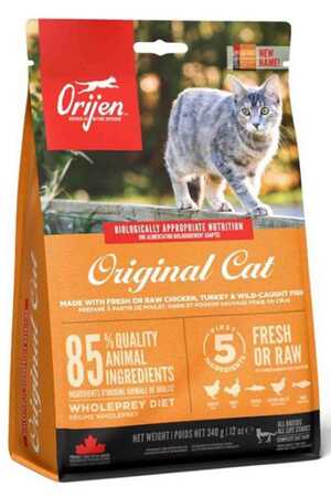 Orijen Cat & Kitten Tahılsız Yavru ve Yetişkin Kedi Maması 340gr