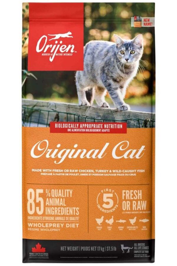 Orijen Original Cat Tahılsız Yavru ve Yetişkin Kedi Maması 17kg - 1